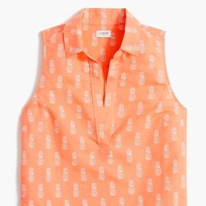 J. Crew Cotton Linen Tunic, sz small